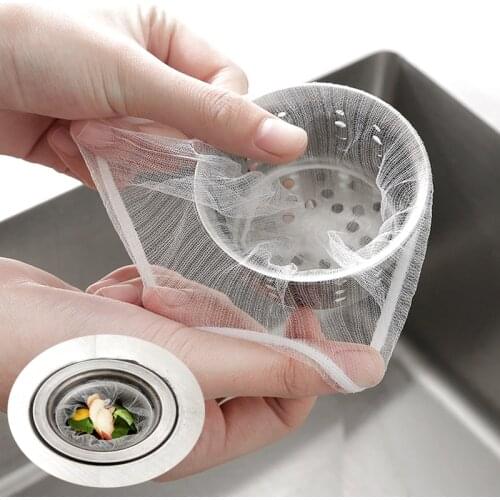MOSEKO 30/100 Pcs Kitchen Anti-Clogging Sink Filter Washing Dishes And Vegetables Drain Residue Filter Disposable Garbage Bag