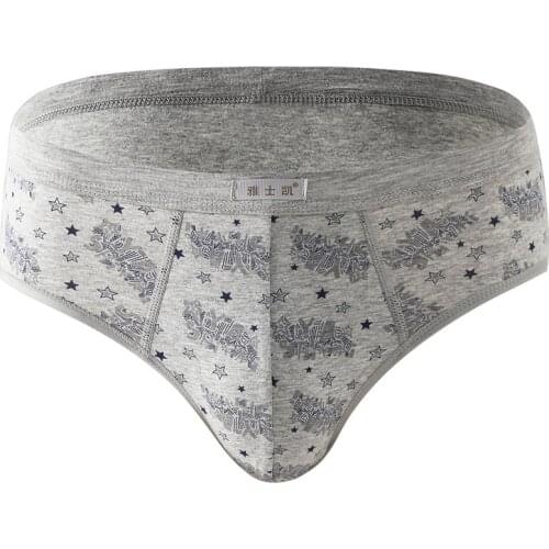 Plus Big size 100% Cotton Briefs Mens Comfortable Underpants Underwear L/XL/2XL/3XL/4XL/5XL high quality