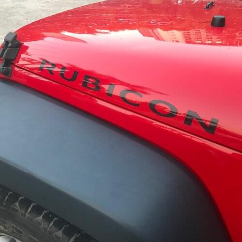 2pcs Car Hood Cover Stickers Auto Vinyl Film Decals For Jeep Wrangler Unlimited TJ JK Automobiles Styling Car Tuning Accessories