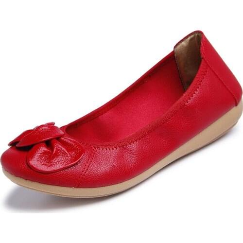 2018 new Fashion shoes women solid candy color patent PU tip shoes women flats ballet