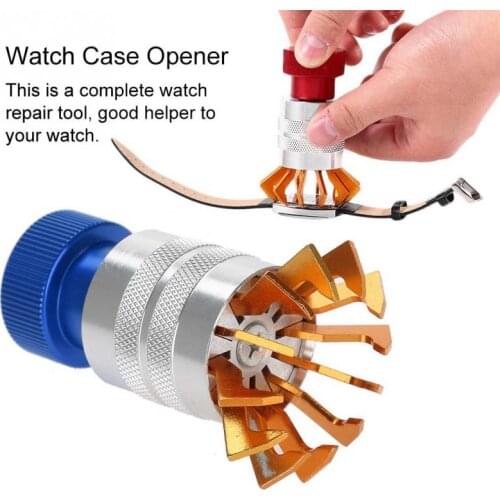 2 Color Watch Back Case Removal Tool Battery Replacement Professional Watch Repairing Tools Kits Watch Box Opener Tool Set
