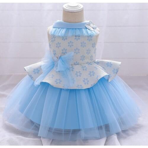 Butterfly Embroidery Christening Princess Wedding Toddler Birthday Party Child Baptism Baby Girl Clothes Summer Dresses Vestidos