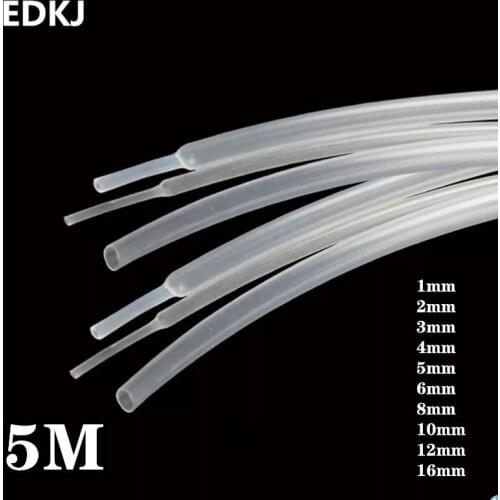 5 M/lot 2:1 1/2/3/5/6/8/10/12/16mm Diameter Heat Shrink Heatshrink Tubing Tube Sleeving Wrap Wire Sell DIYesive Lined Sleeve