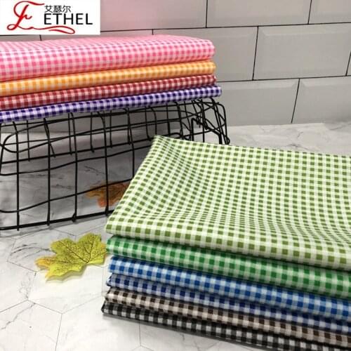 Ethel Package Red Purple Blue Candy Plaid Printed Face Cloth Ins Wall Table Decoration Clothing Manual DIY Cloth