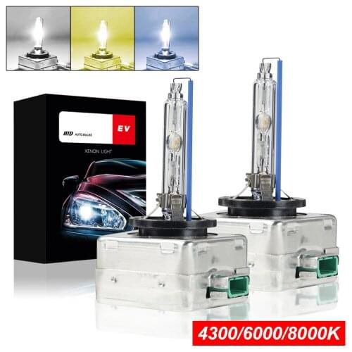Waterproof Super Bright Headlights D3S Xenon HID Car Bulb 12V 35W 7000LM Automobiles Headlamps 4300k 6000K 8000K Kit
