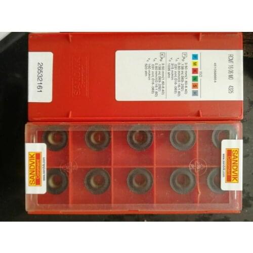 10PCS CARBIDE INSERT RCMT1606MO 4325 4225