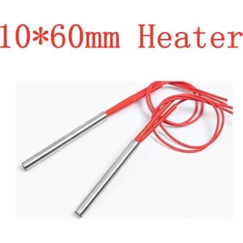 10pcs 10*60mm Heater Length AC 220V 150W Electric Cartridge Heater Heating Element