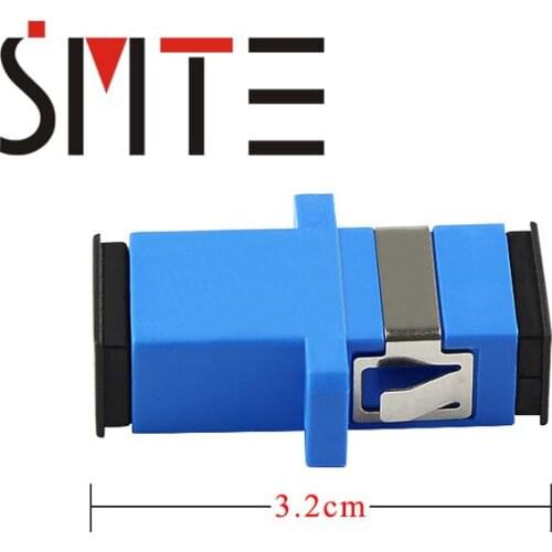 50pcs/lot SC/UPC fiber optic adapter single mode SC UPC connector optical fiber adaptor 1200nm to 1600nm