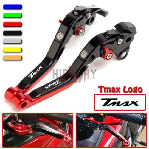 Motorcycle CNC Accessories Adjustable Folding Extendable Brake Clutch Levers for Yamaha TMAX500 T-max 500 2010-2011