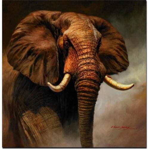 African Elephant diy Diamond Painting 5D diamond mosaic full drill diamond embroidery cross stitch animal picture home decor