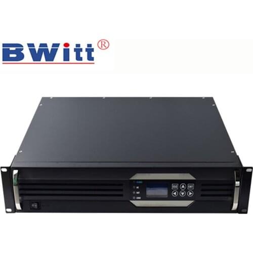 Bwitt 19 Inch 48vdc 6kva Rack Mount Inverter Black Single Fan High Frequency Intelligent Inverter 2 Years 48v Telecom Inverter