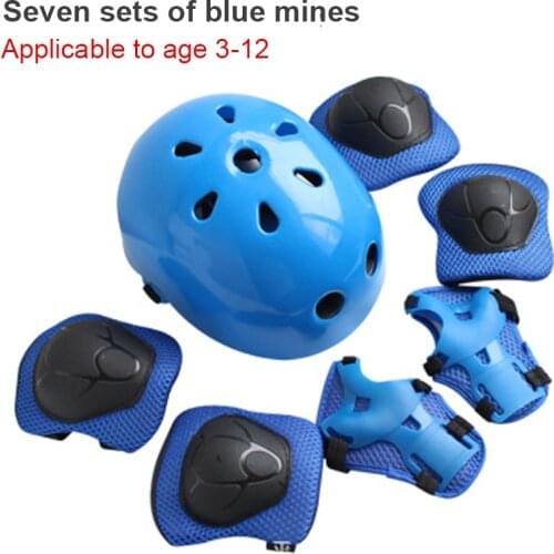 Kids Helmet Skating Skate Board Protective Gear Childrens Safety Helmet Adjustable Bike Helmet Sport Protective Gear Set