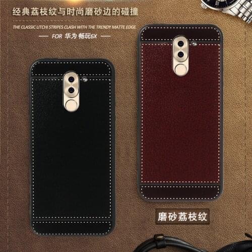 For Huawei honor 6X 5.5 inch Soft Black Silicone Case for Huawei honor 6X 3gb 32gb 4gb 32gb 4gb 64gb Cover for Huawei GR5 2017