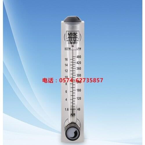 LZT-10A16M-V panel type flow meter with valve flow meter NBDC flowmeter