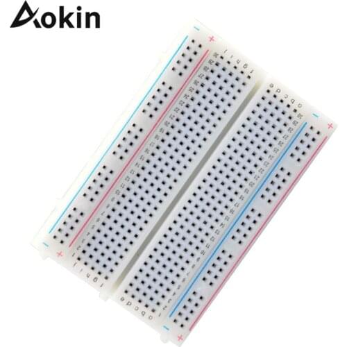 Breadboard 400 Point Breadboard 400Point Solderless PCB Bread Board 400 holes Test Develop for Arduino Diy kit