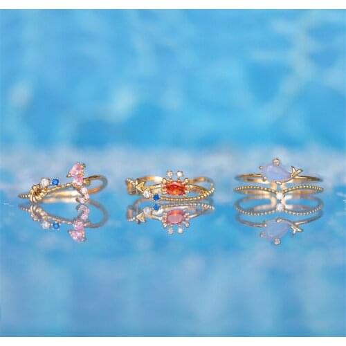 MORSE CODE Women's Gold Rings