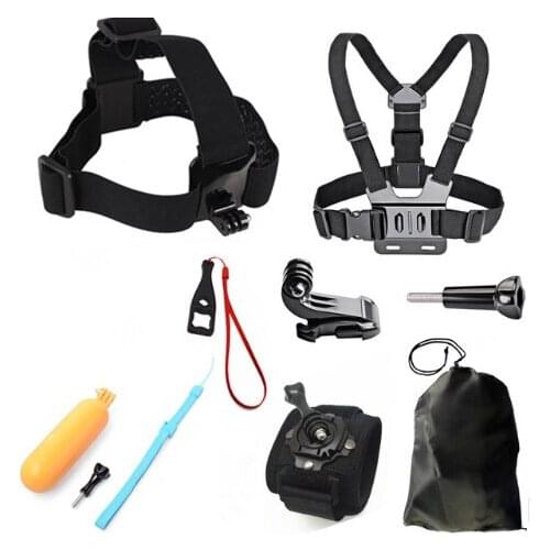 Tian beier for Gopro Accessories set for go pro hero 6 5 4 3 kit mount for SJ4000 h9 Camera accessories