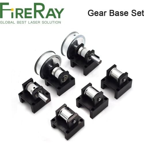 Gear Base Set Machine Mechanical Parts 3M Reduction Box Idler Pulley Tensioner Timing Pulley for Laser Engraving Cutting Machine