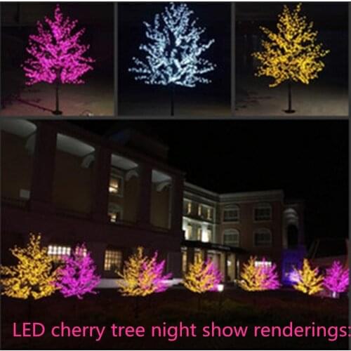 Brand new led Christmas light cherry tree 480pcs led bulb 1.5m 5ft high indoor or outdoor using HDL fast free shipping