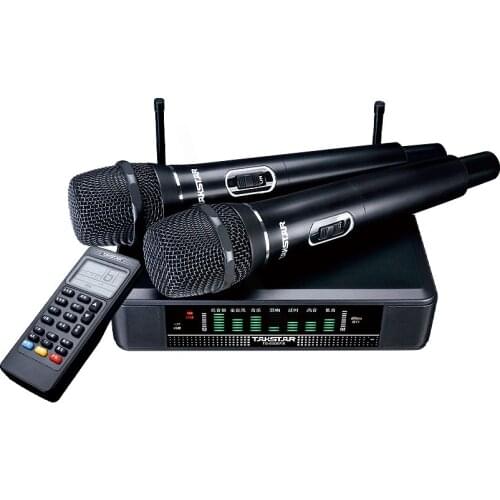 New Hot Takstar TS-6500FX UHF Wireless Microphone Entertainment network karaoke home karaoke computer performance microphone
