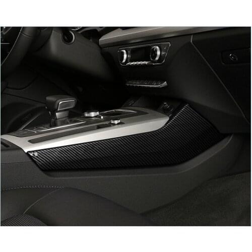 Fit for Audi Q5L 2018-2020 modified central control gears side decorative frame panel interior upgrade bright strip