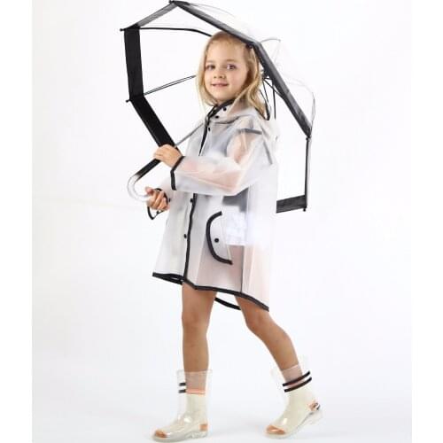 Celveroso Kids Transparency Waterproof Rain Coat Polyester Boys Clothes Fashion Raincoat Children Baby Girls Jacket Coat Rainsut