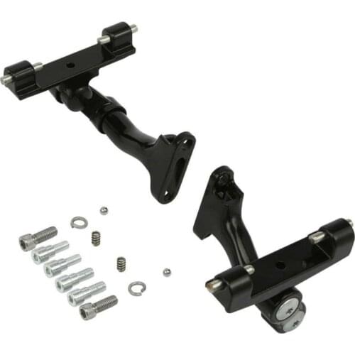 Adjustable Rear Passenger Footboard Mount Kit For Harley Touring Street Road Glide Ultra Limited FLHX FLHR FLHTK FLTRX FLHTCUSE