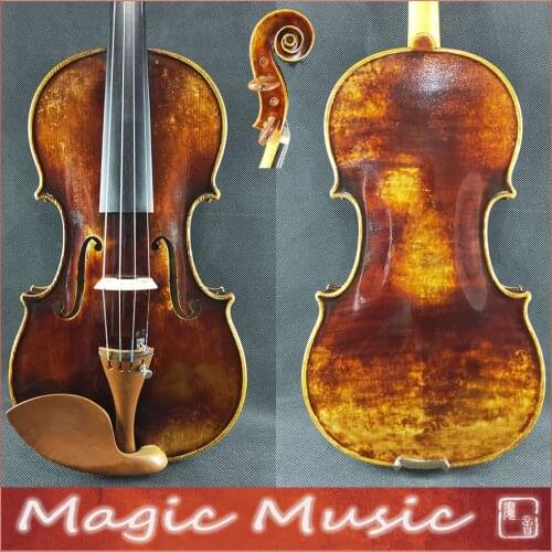 Bone Nut! A Really Impressive Workshop Master Violin 4/4 #2387, Russian Spruce & Oil Varnish handmade