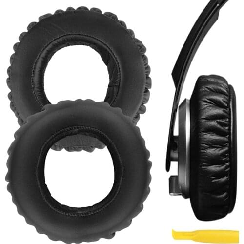 QuickFit Protein Leather Replacement Ear Pads for Sony MDR-XB700 Headphones Earpads, Headset Ear Cushion Repair Parts