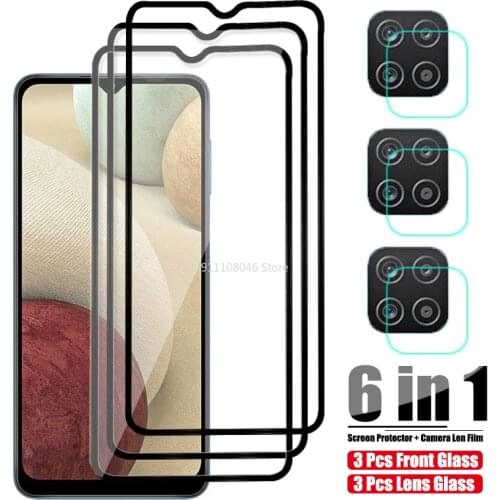 Camera Screen Glass For Samsung Galaxy A12 Front Tempered Protector Glass For Samsung A12 Protective Film On Galax A 12 21A 6.5"