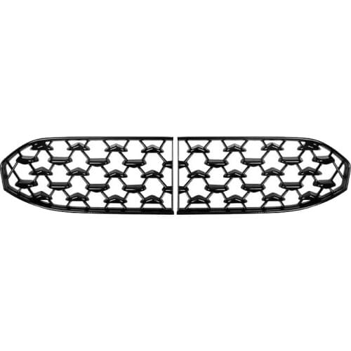 Top!-Car Front Lower Grille Bumper Grille Cover Decoration for Mazda CX30 CX-30 2020-2021