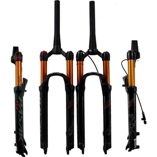 Pasak MTB Suspension Air Fork 26 27.5 29 Shock Absorber Oil Damping Tapered Conical Steerer 1 1/8 1 1/2 Bike Plug XC Bicycle
