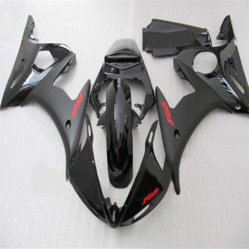 YZF600R ABS Plastic Motorcycle Fairing Kit Bodywork YZFR6 03 04 05 YZF600R6 YZF 600R For YZF 600 R6 2003 2004 2005 gloss black
