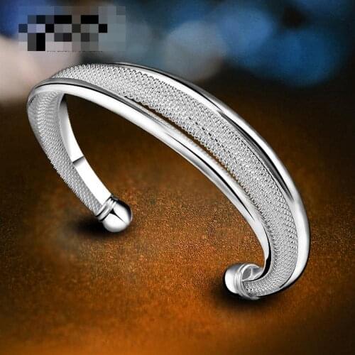 Fashion Silver Plated Bracelet Bracelets & Bangles For Women Jewelry Pulseiras Femme Pulseras Pulseira Bileklik Bijoux D2614