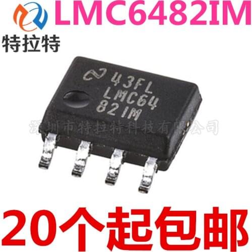10pcs/lot LMC6482AIM LMC6482 LMC6482IM Sop-8 Operational Amplifier Brand New & Original