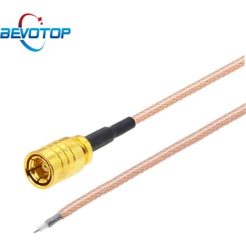 10pcs/lot Single End SMB Female Jack to PCB Solder Pigtail 50 Ohm RG178 Cable RF Coaxial Wire Connector Cable