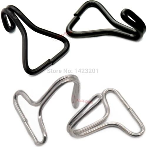 1000 Pcs / Lot S Hook Ring Bundle Strap Car Seat Cushion Hook Ribbon Elastic Belt Fastener Clip