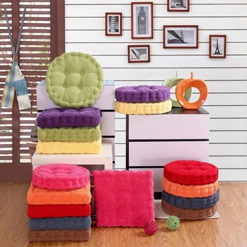 49Cushion Multiple sizes optional corduroy cushion Home office decoration comfortable cotton cushion winter office cushion