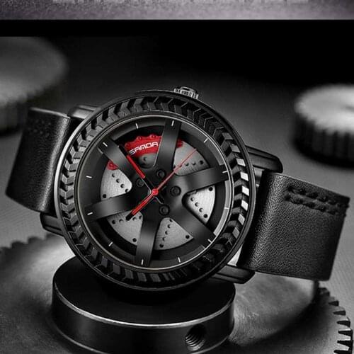 Sanda Watch Male Hot Sale Mens Quartz Watch Korean Fashion Leather Belt Watch Clock Male 2020 Waterproof Sports Time Gift