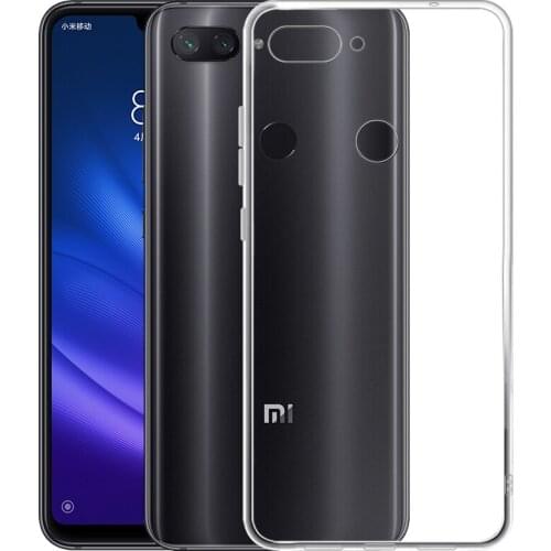 High TPU Case For Xiaomi Mi 8 Lite Slim Transparent Silicone Soft Clear Back Cover For Xiaomi Mi 8 Mi8 lite Phone Case