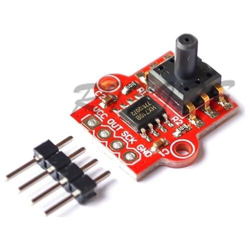 3.3-5V Digital Barometric Pressure Sensor Module Liquid Water Level Controller Board 0-40KPa Connect 2.5mm Soft Tube For Arduino