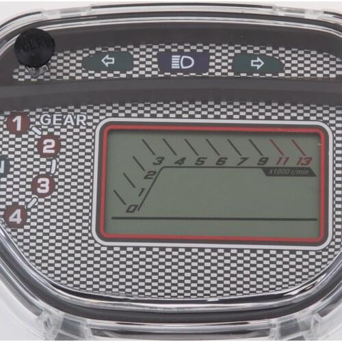 Digital Motorbike Speedometer Tachometer Oil Level Meter LCD Gauge Motorcycle Accessories Instruments Display for Honda CD110