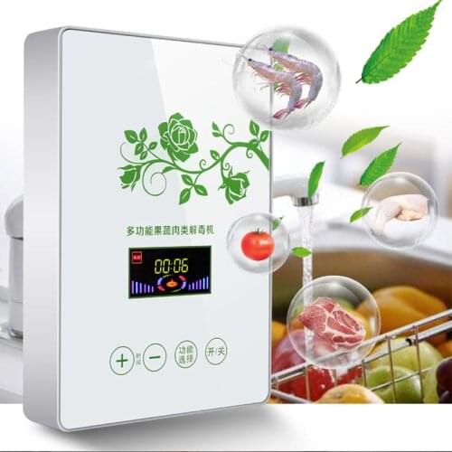 Disinfection Multifunctional Ozone Generator Fruit and Vegetable Meat Detoxification Machine Active Disinfector Air Purifier