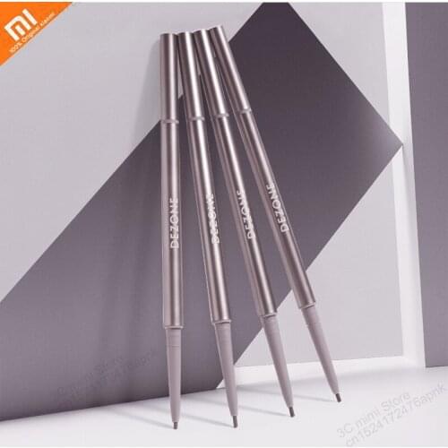Youpin mijia double eyebrow pencil cosmetic makeup color natural long-lasting paint tattoo eyebrow waterproof eyebrow pencil