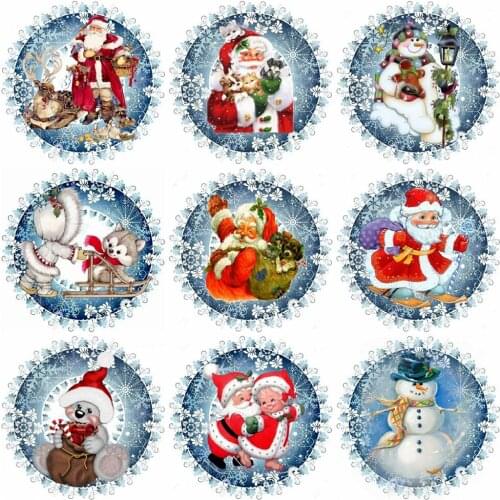 EverShine Diamond Painting 5D Cartoon Diamond Embroidery Christmas Picture Of Rhinestones Full Square Cross Stitch Handicraft