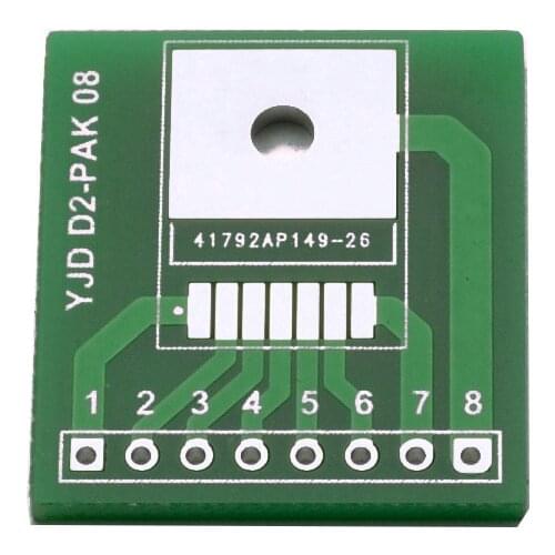TO263-8\D2-PAK to DIP 2.54mm IC Adapter QFP socket test experiment board pcb