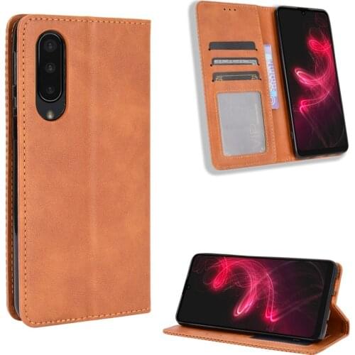 Leather Flip phone case for Sharp Aquos Zero5G basic back Cover with stand Coque fundas