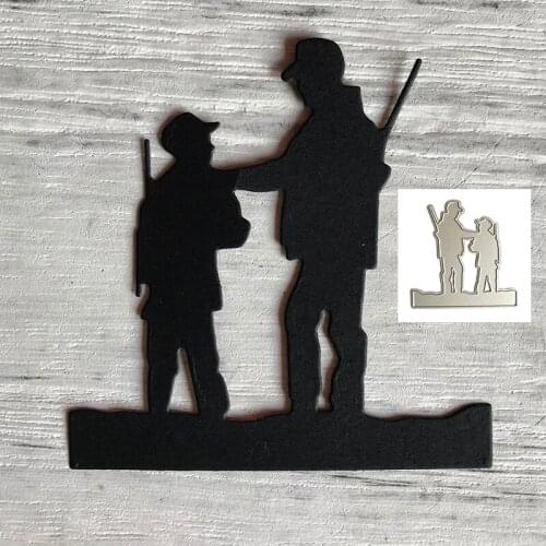 Metal cutting dies cut die mold father and son decoration Scrapbook paper craft knife mould blade punch stencils dies