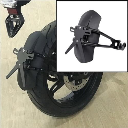Motorcycle Accessories Black Rear Fender Mount Hugger Mudguard Wheel Hugger Splash Guard Cover for 2017-2019 BMW G310GS G310R