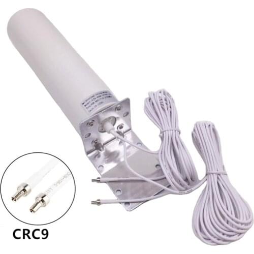 4G LTE antena outdoor SMA male 12dBi Omni antenna 3G 10M cable CRC9 TS9 for Huawei B315 E8372 E3372 ZTE 4G routers